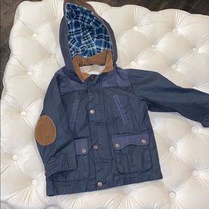 Zara jacket 2/3 removable liner hood spring weight